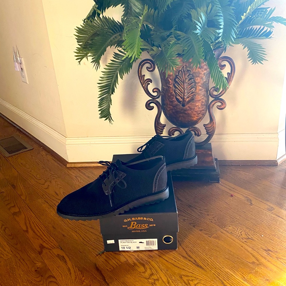 G.H.Bass Dirty Buck Plain Toe Black